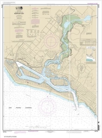 Newport Harbor Chart